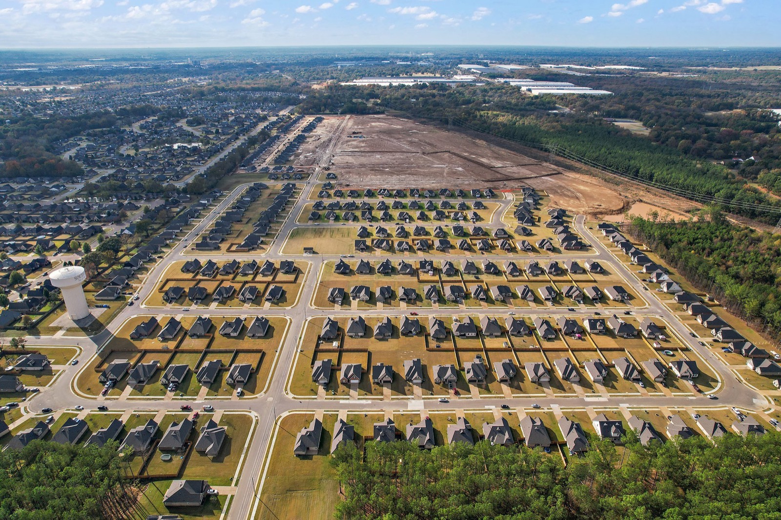 Aerial drone work