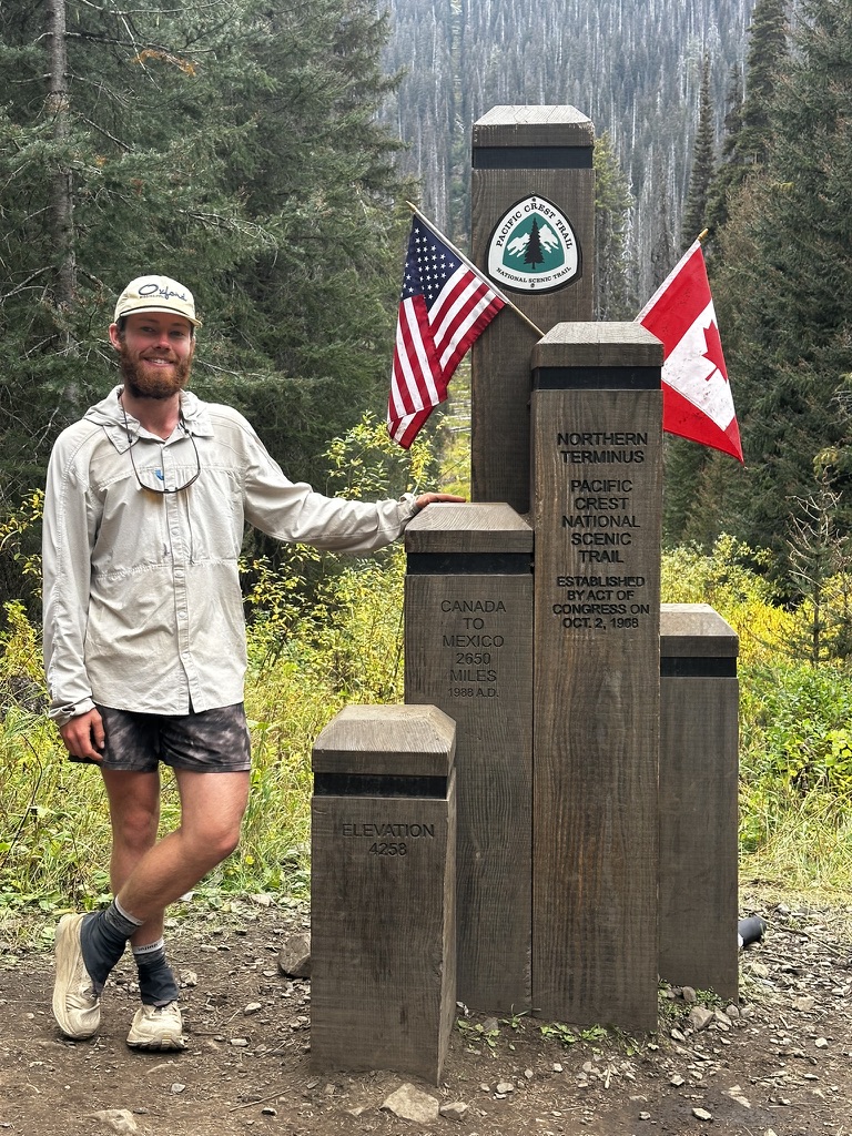 PCT Northern Terminus at the Canadian border